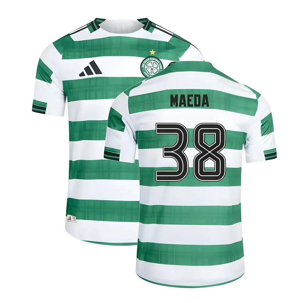 2025-2026 Celtic Home Shirt (No Sponsor) (Maeda 38)