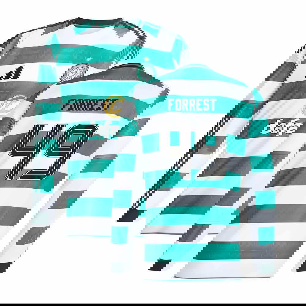 2025-2026 Celtic Long Sleeve Home Shirt (Forrest 49)