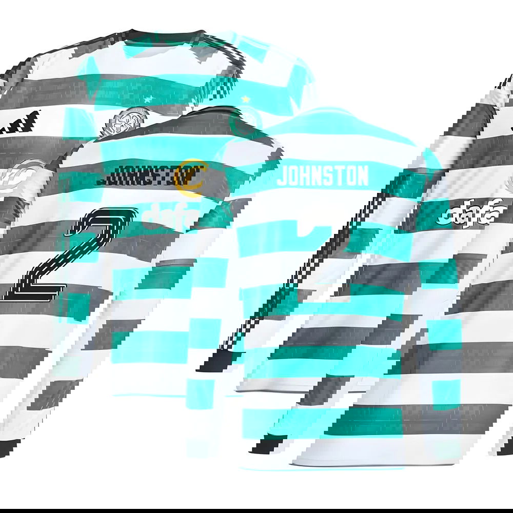 2025-2026 Celtic Long Sleeve Home Shirt (Johnston 2)