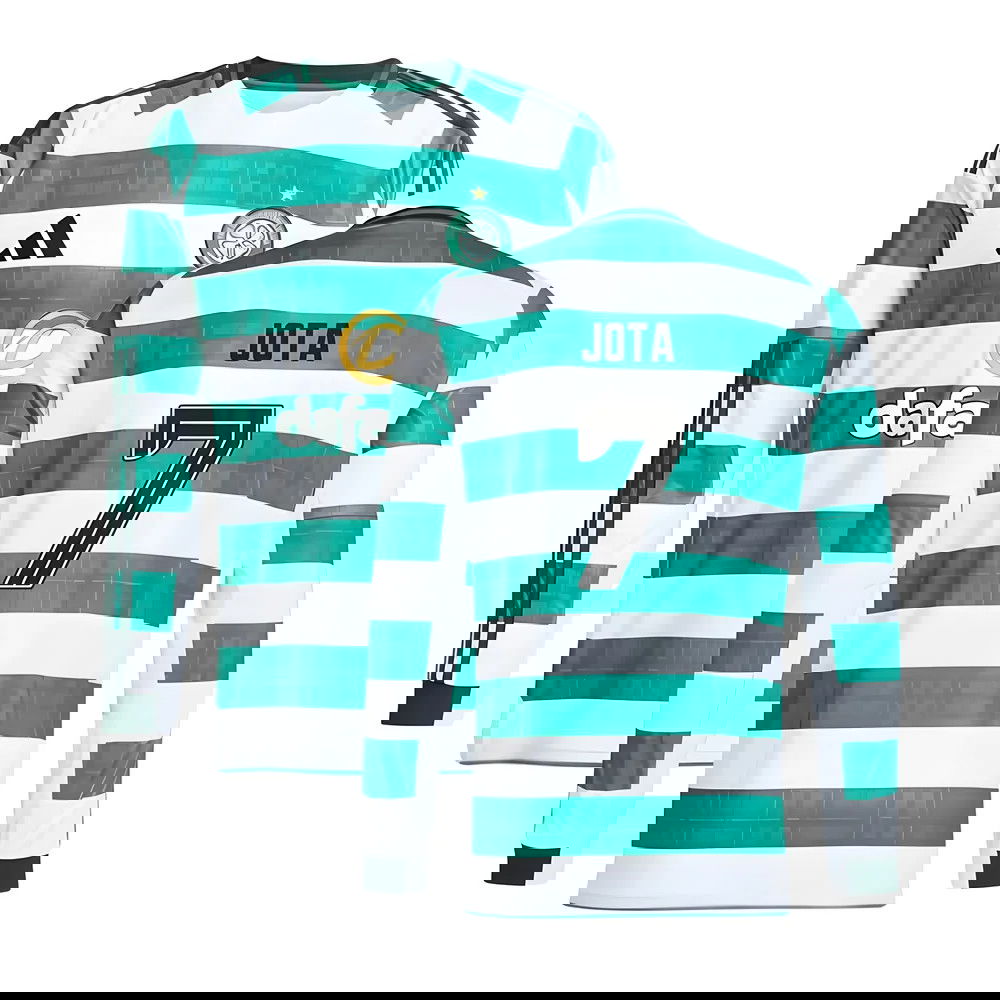 2025-2026 Celtic Long Sleeve Home Shirt (Jota 7)