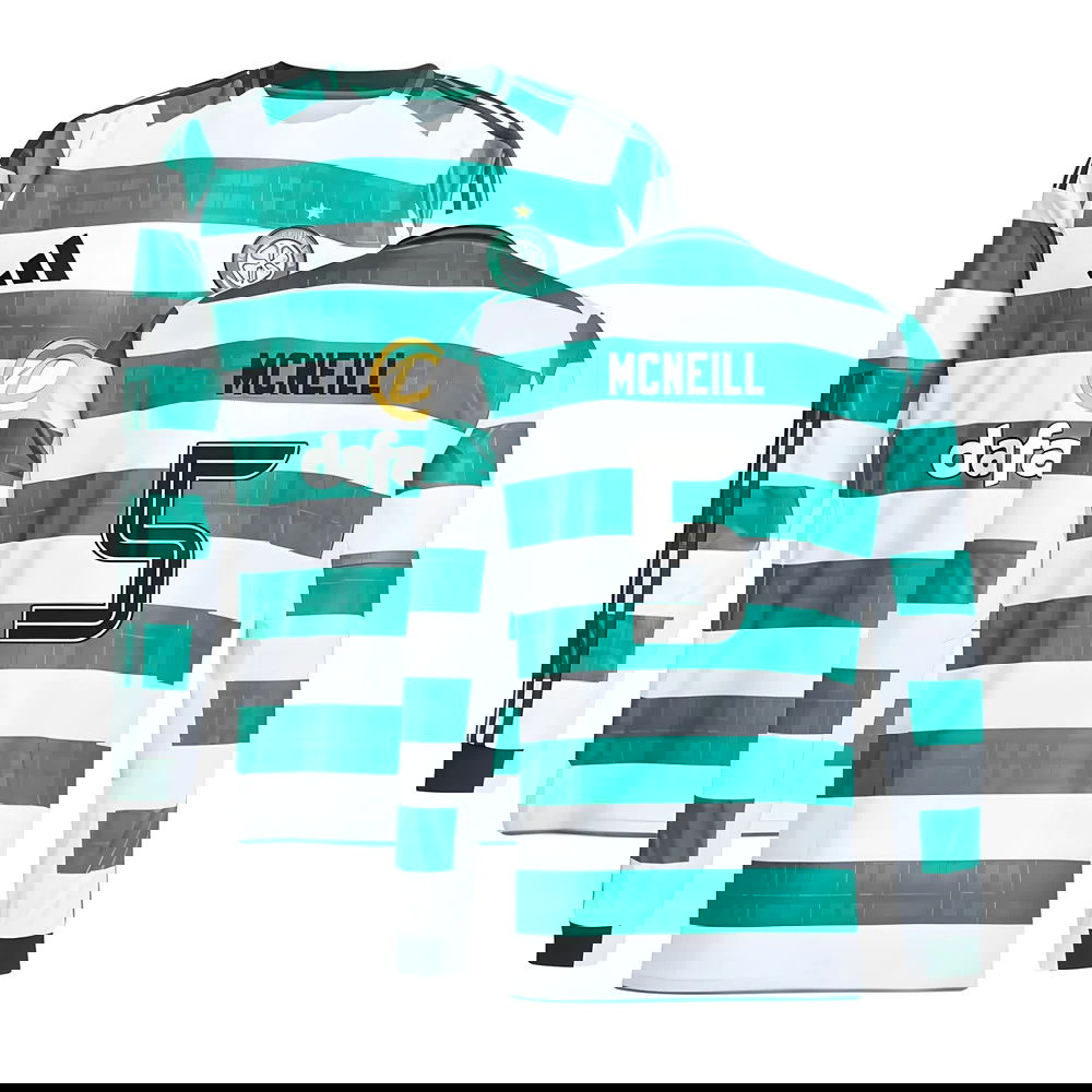 2025-2026 Celtic Long Sleeve Home Shirt (McNeill 5)
