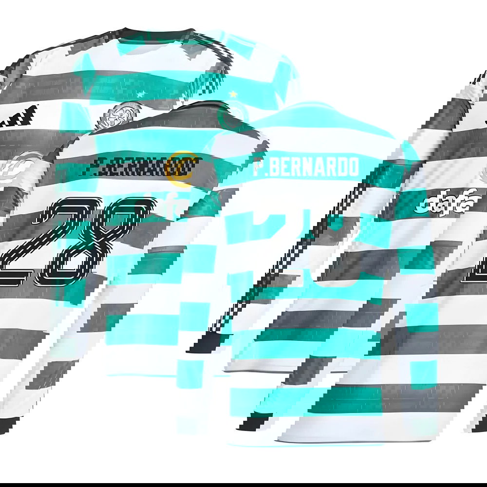 2025-2026 Celtic Long Sleeve Home Shirt (P.Bernardo 28)