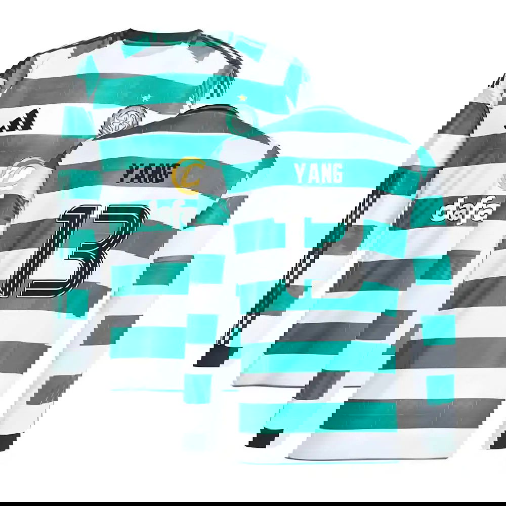 2025-2026 Celtic Long Sleeve Home Shirt (Yang 13)