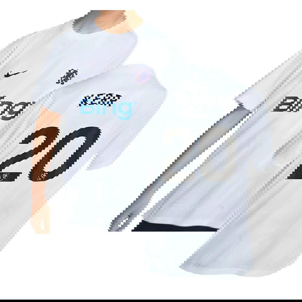 2025-2026 Chelsea Academy Pro Pre-Match Football Top (White) (Kerr 20)