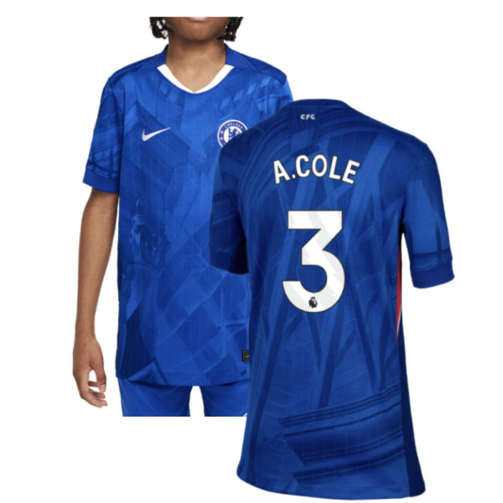 2025-2026 Chelsea Home Shirt (Kids) (A.Cole 3)