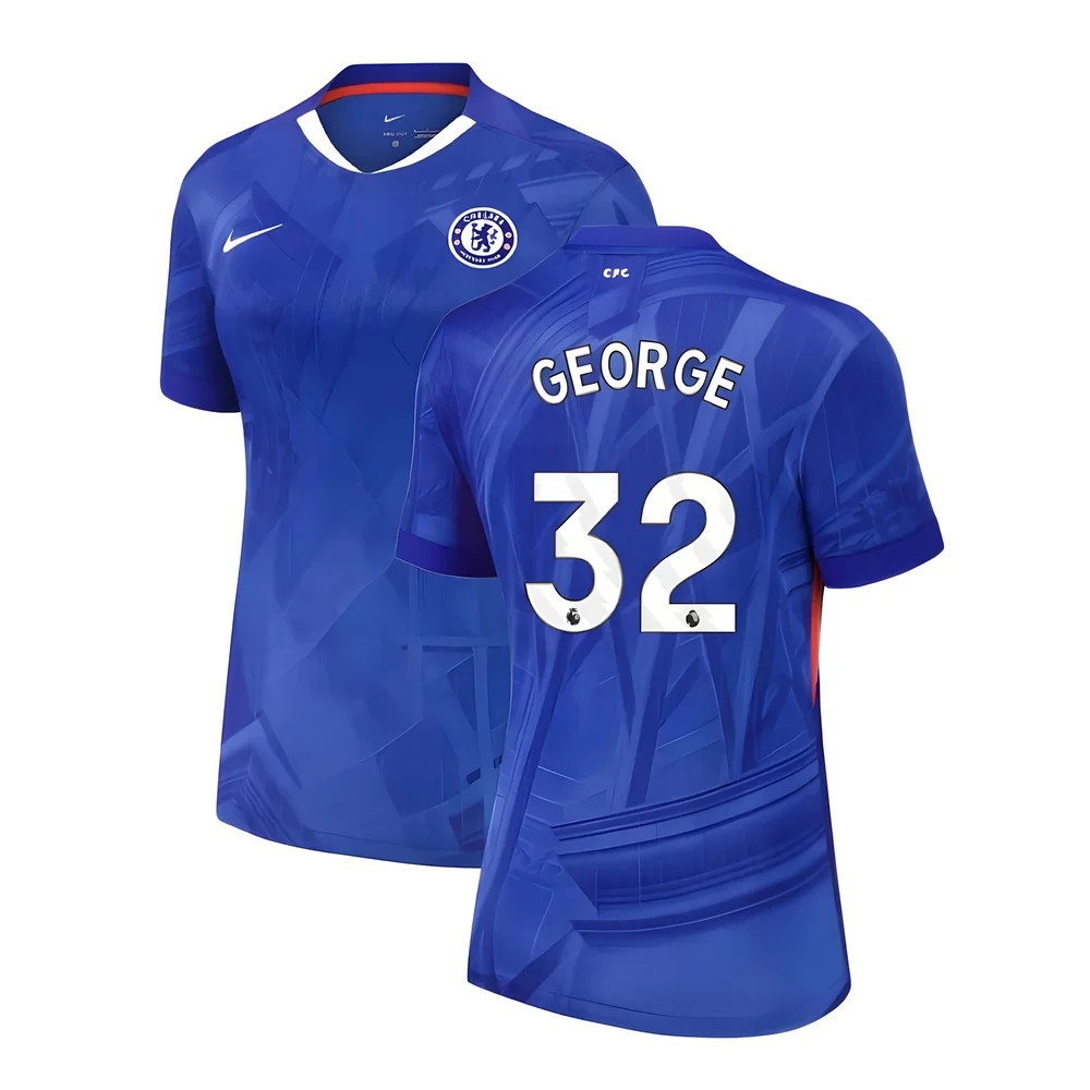 2025-2026 Chelsea Home Shirt (Womens) (George 32)