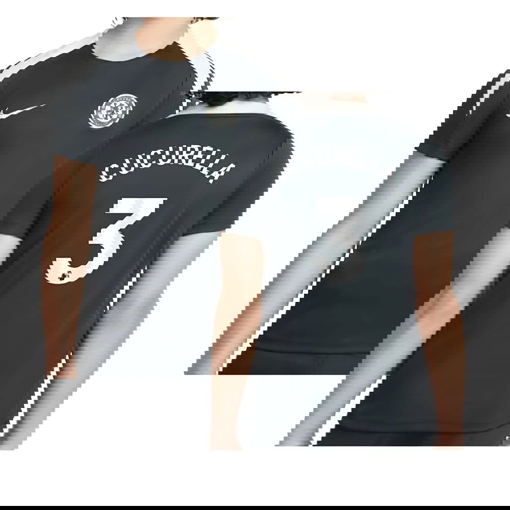 2025-2026 Chelsea Strike Training Shirt (Green) - Kids (Cucurella 3)