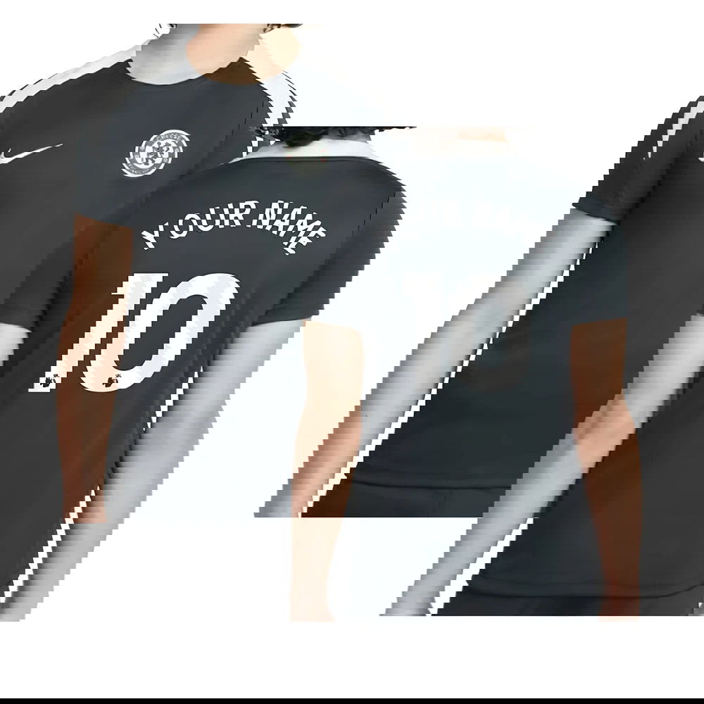 2025-2026 Chelsea Strike Training Shirt (Green) - Kids (Your Name)