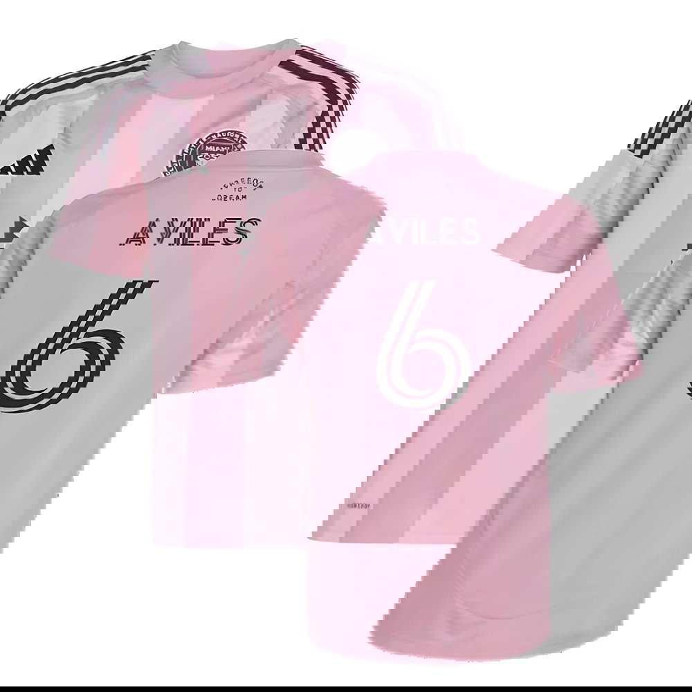 2025-2026 Inter Miami Home Shirt (Kids) (Aviles 6)