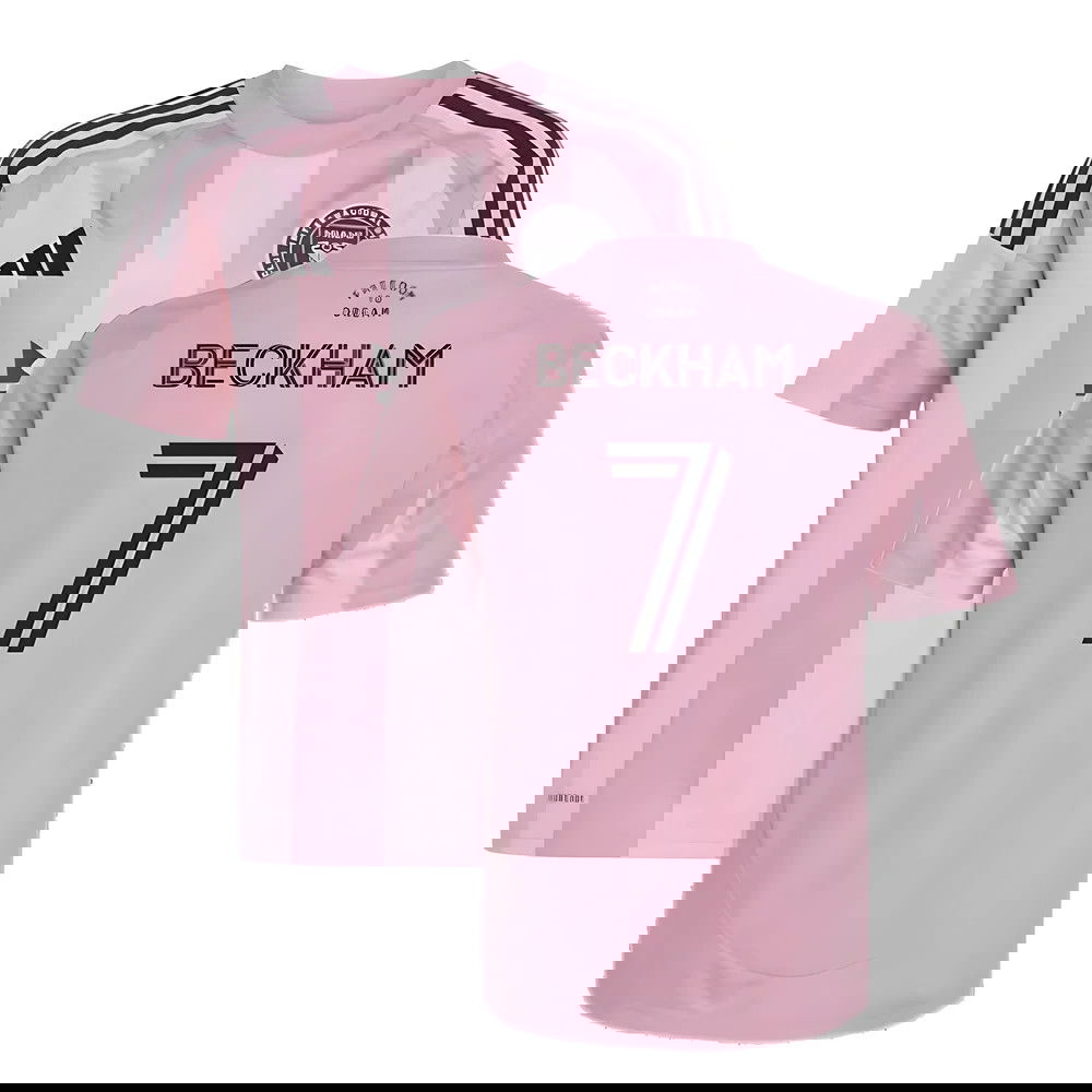 2025-2026 Inter Miami Home Shirt (Kids) (Beckham 7)