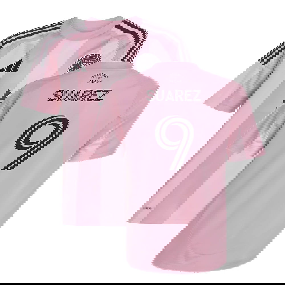 2025-2026 Inter Miami Home Shirt (Kids) (Suarez 9)