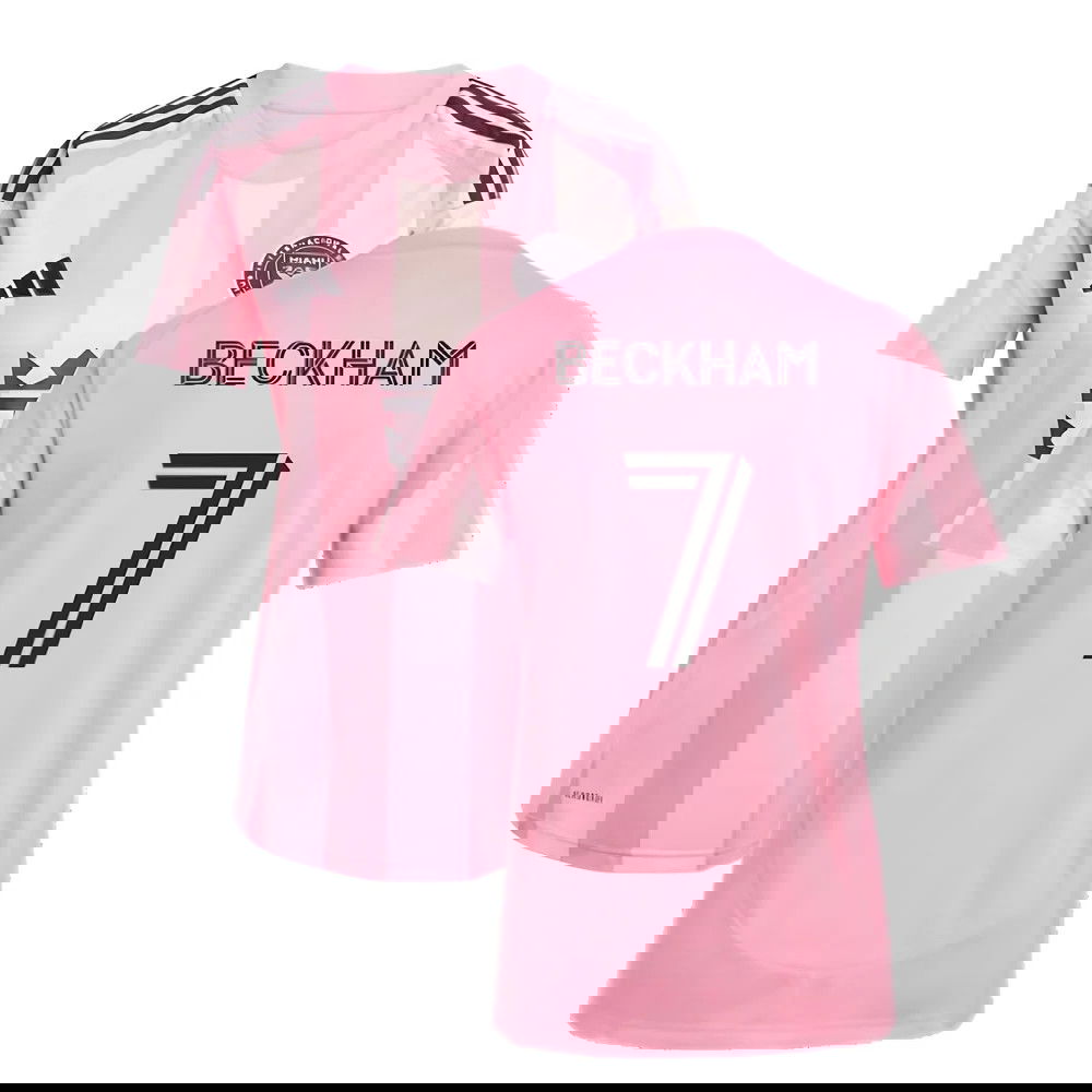 2025-2026 Inter Miami Home Shirt (Womens) (Beckham 7)