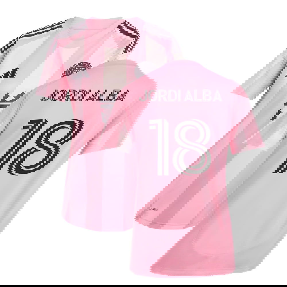 2025-2026 Inter Miami Home Shirt (Womens) (Jordi Alba 18)