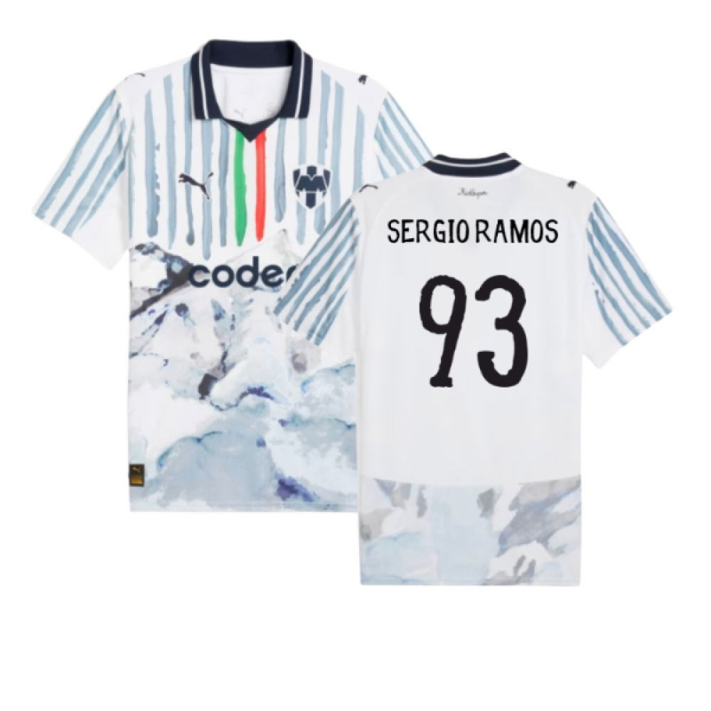 2025-2026 KIDSUPER x CF Monterrey Home CWC Shirt (Sergio Ramos 93)