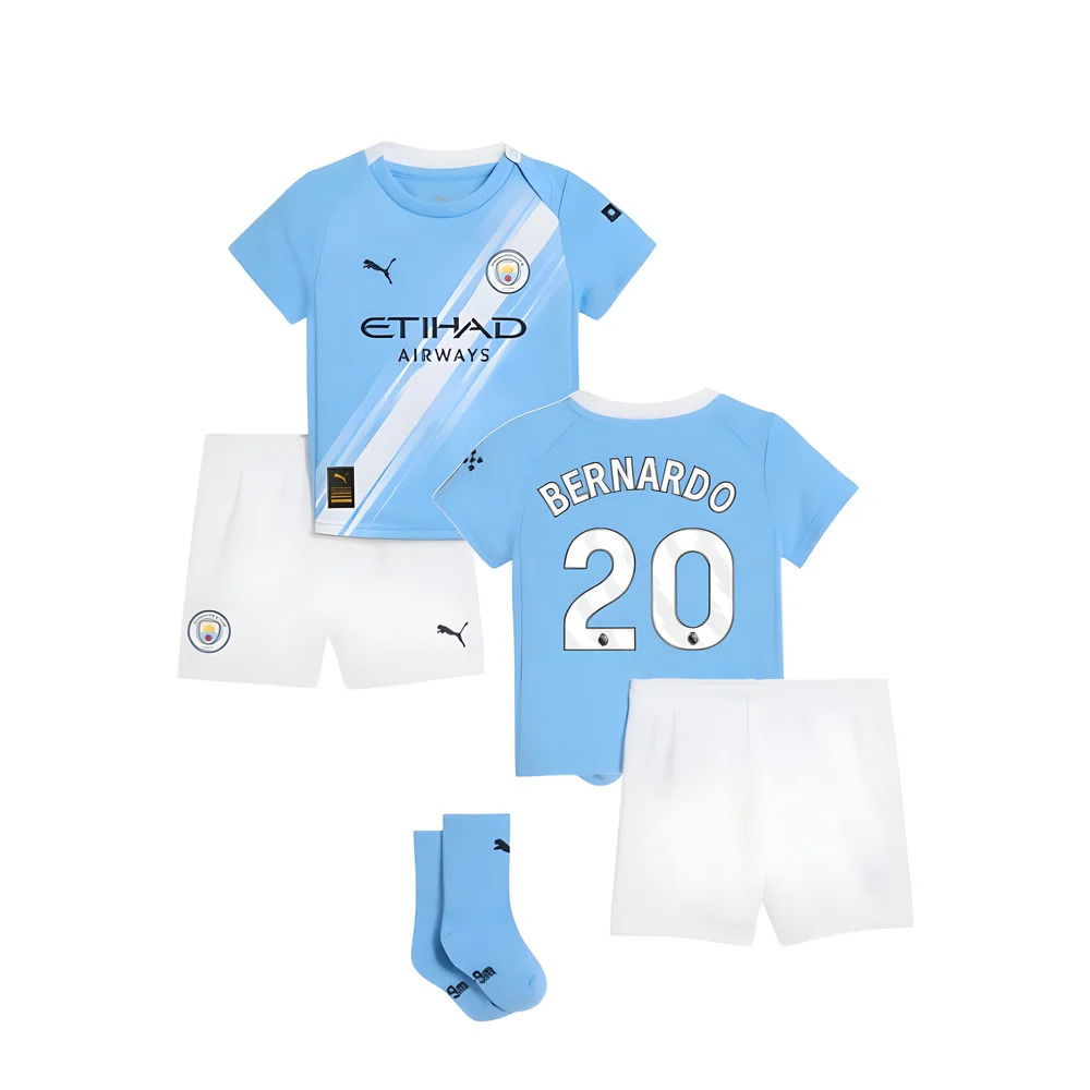2025-2026 Man City Home Baby Kit (Bernardo 20)