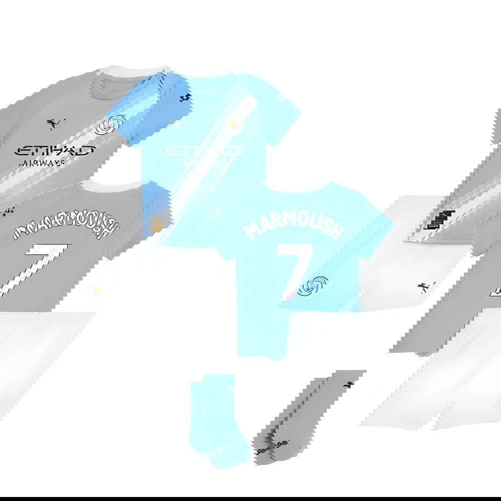 2025-2026 Man City Home Baby Kit (Marmoush 7)