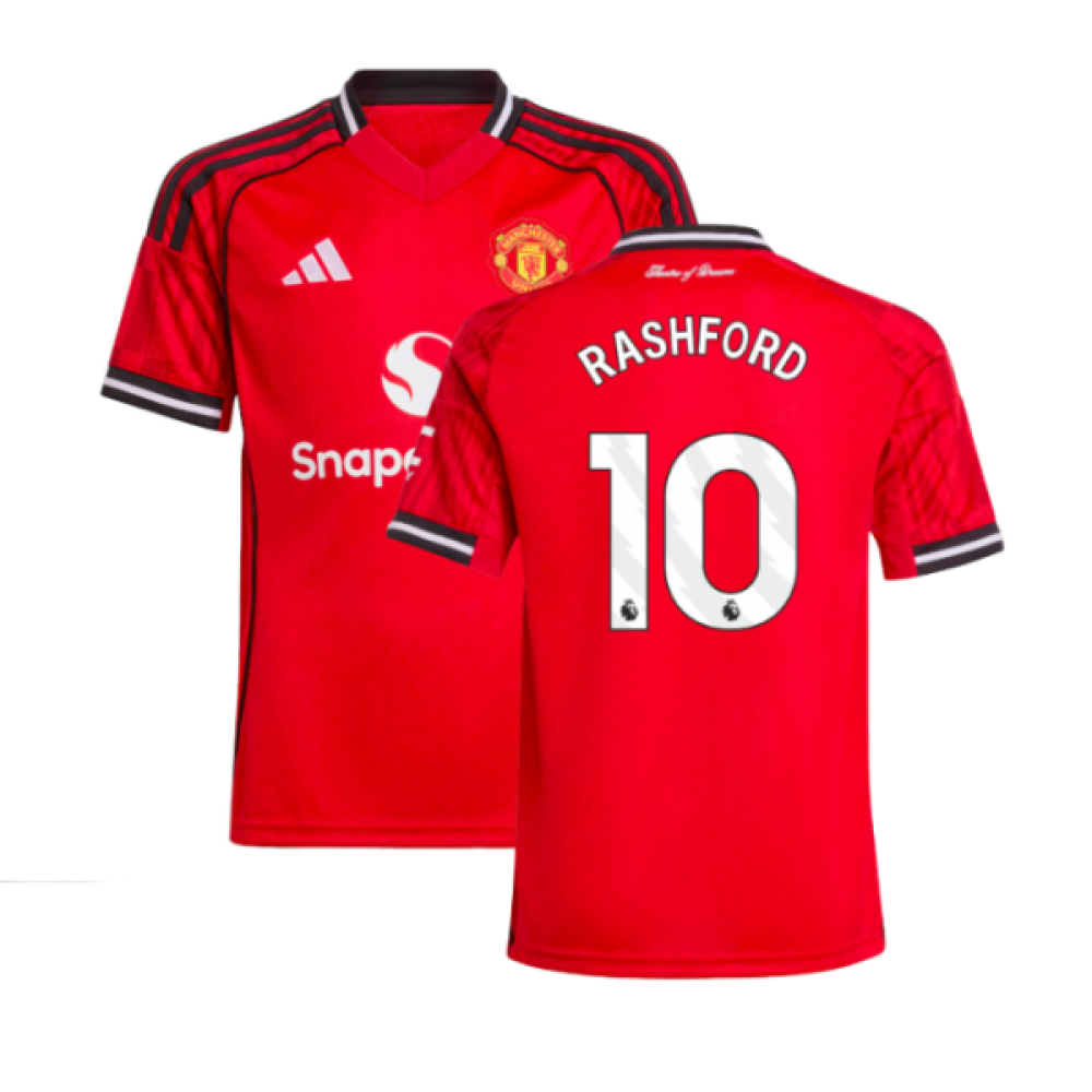2025-2026 Man Utd Home Shirt (Kids) (Rashford 10)