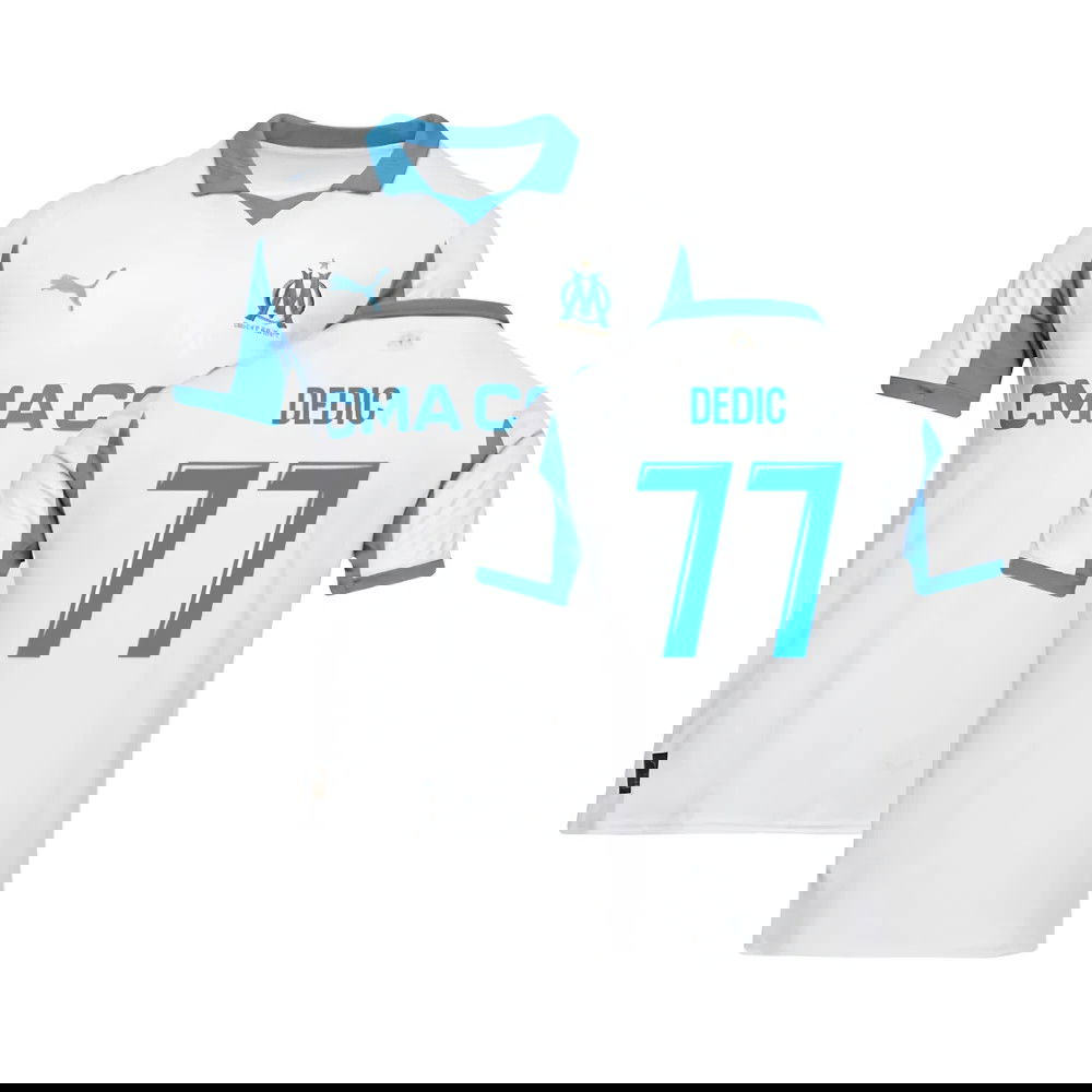 2025-2026 Marseille Home Shirt (Dedic 77)