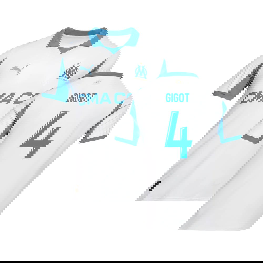 2025-2026 Marseille Home Shirt (Gigot 4)