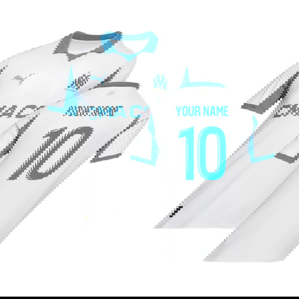 2025-2026 Marseille Home Shirt (Your Name)