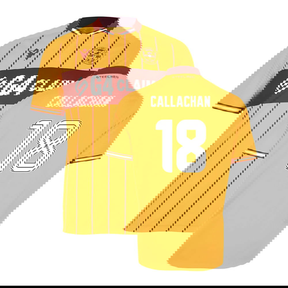 2025-2026 Motherwell Home Shirt (Callachan 18)