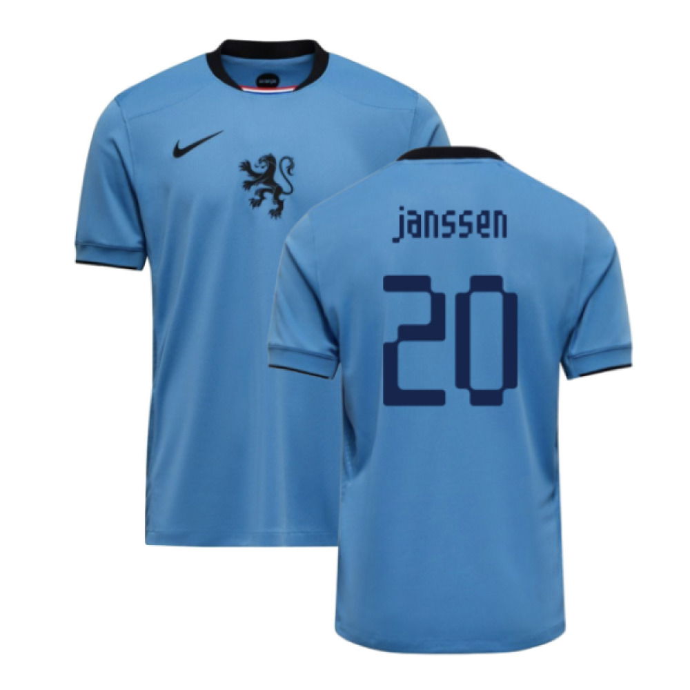 2025-2026 Netherlands Womens Team Away Shirt (Kids) (Janssen 20)