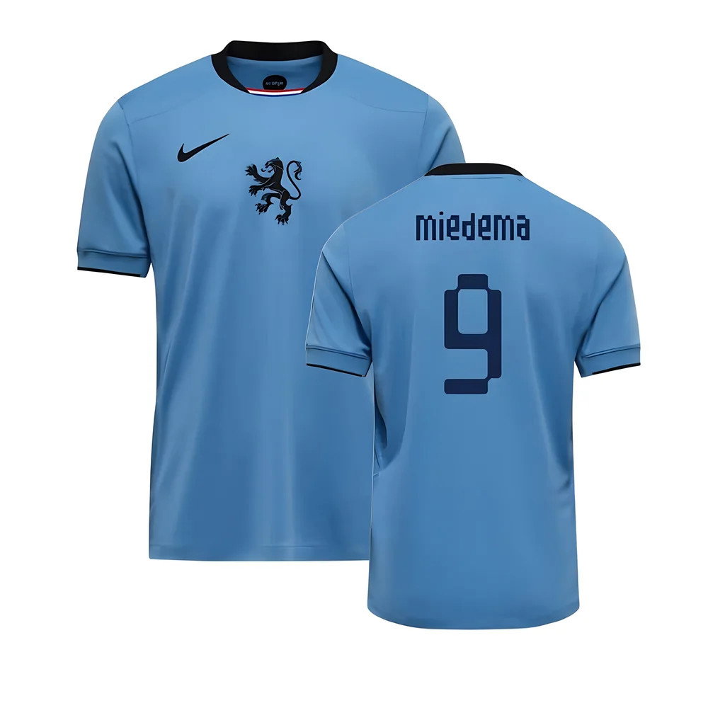 2025-2026 Netherlands Womens Team Away Shirt (Unisex) (Miedema 9)