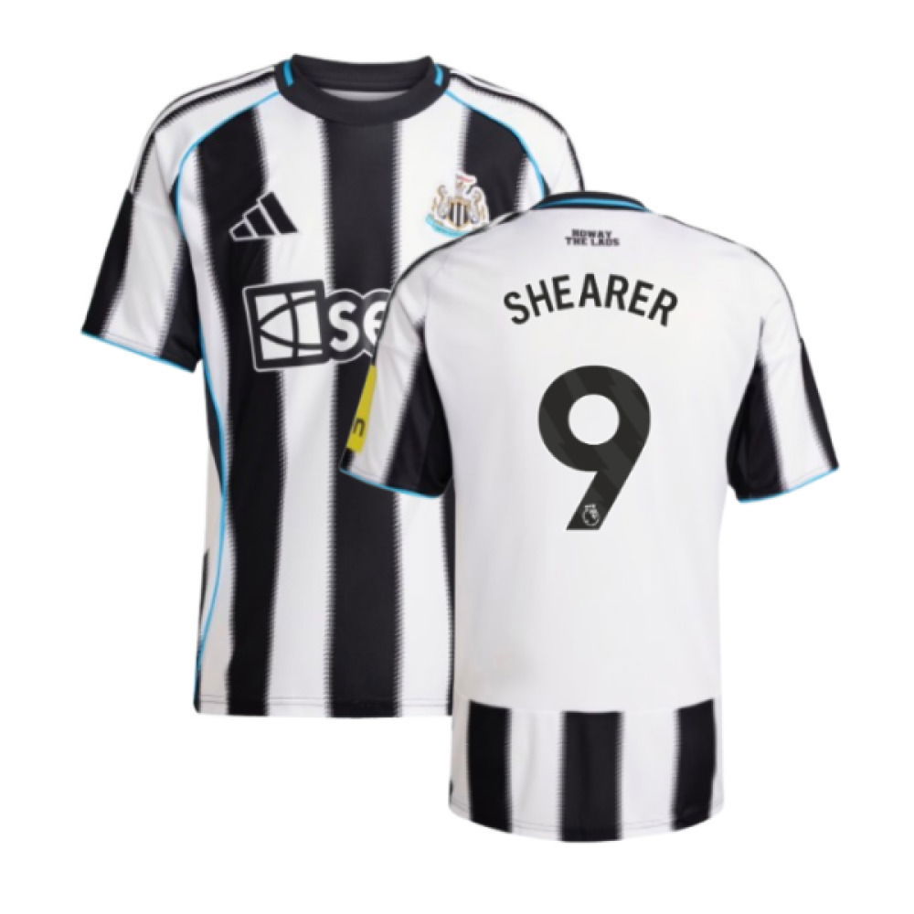 2025-2026 Newcastle Home Shirt (Shearer 9)
