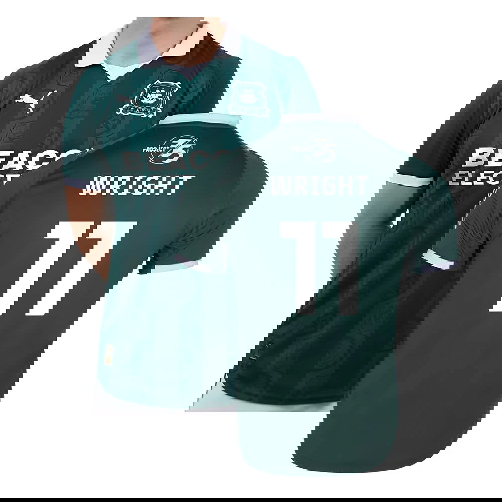 2025-2026 Plymouth Argyle Home Shirt (Wright 11)