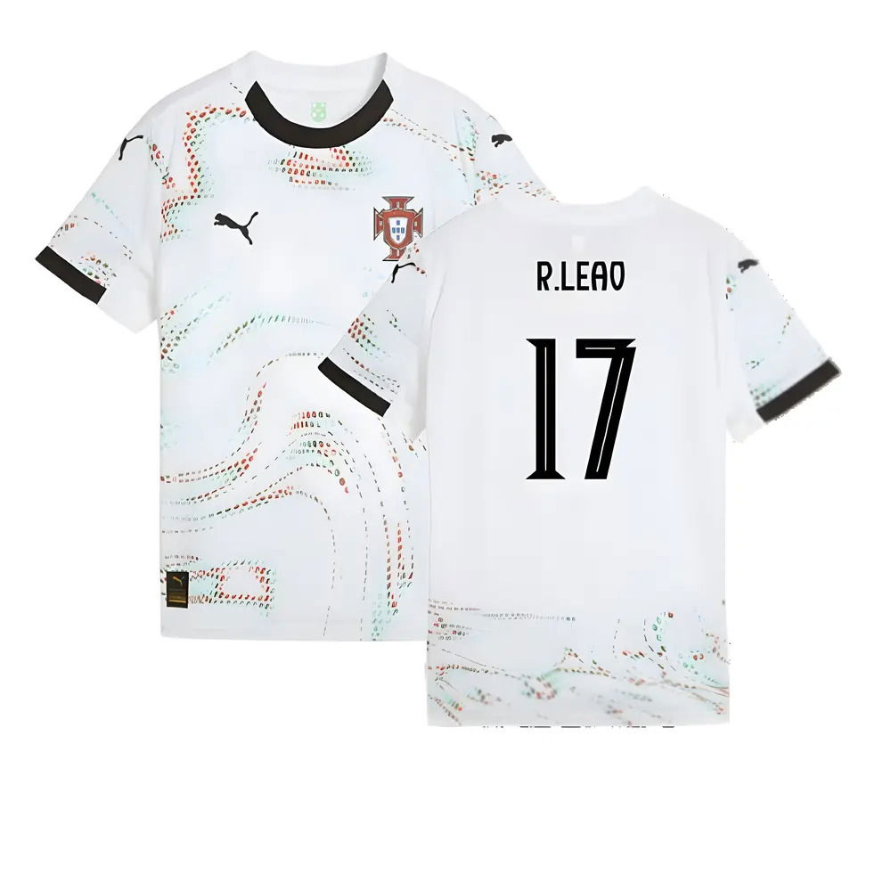2025-2026 Portugal Away Shirt (Kids) (R.Leao 17)