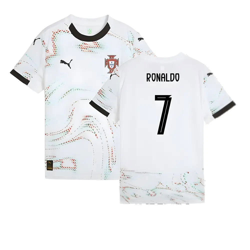 2025-2026 Portugal Away Shirt (Kids) (Ronaldo 7)