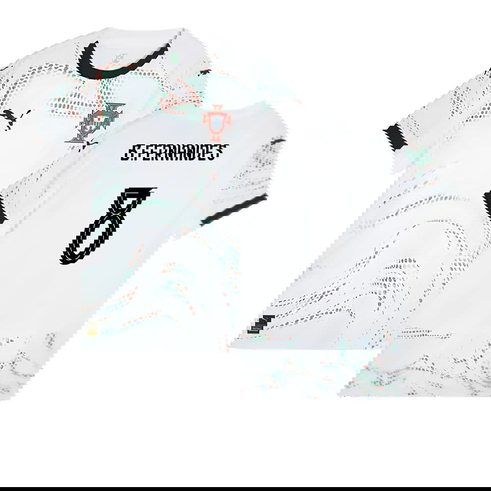 2025-2026 Portugal Away Shirt (Womens) (B.Fernandes 8)