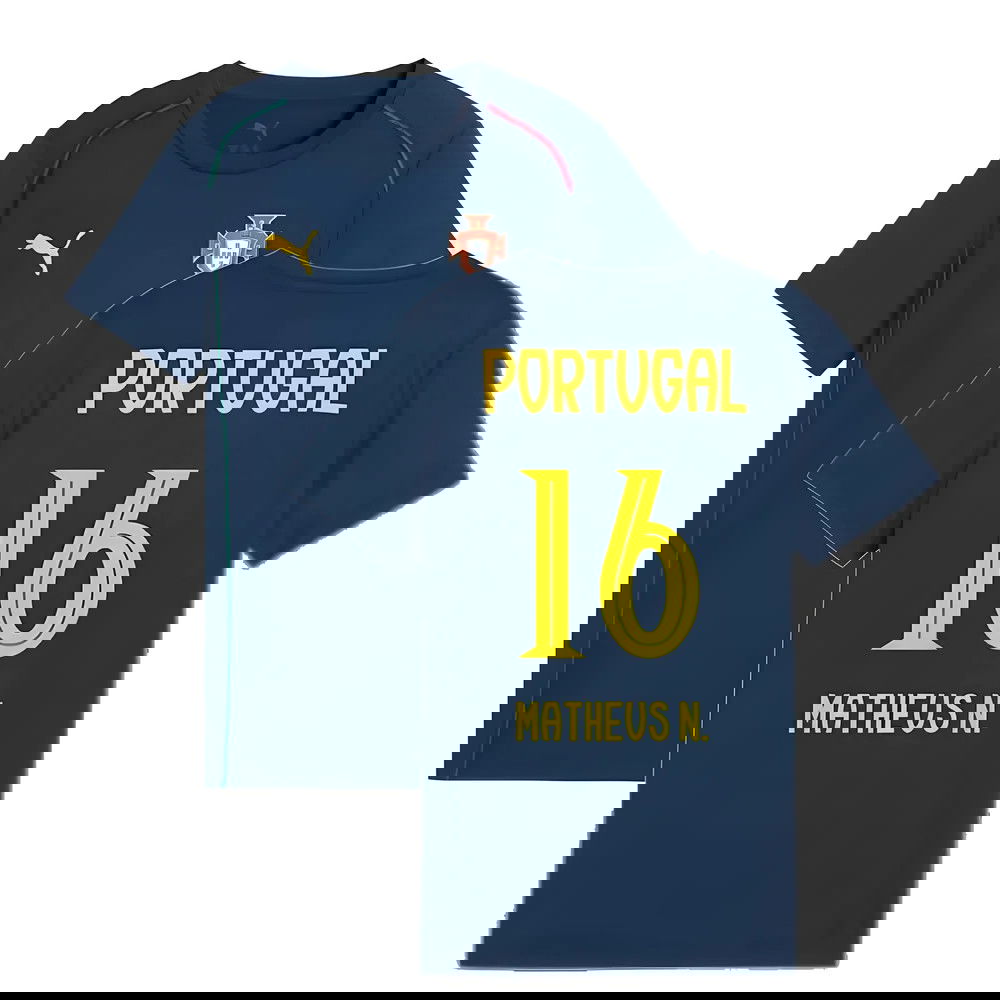 2025-2026 Portugal Casuals Tee (Persian Blue) - Kids (Matheus N. 16)
