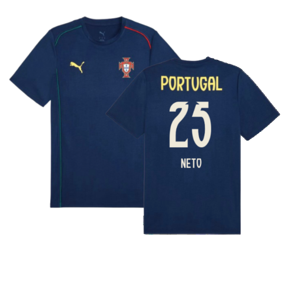 2025-2026 Portugal Casuals Tee (Persian Blue) (Neto 25)