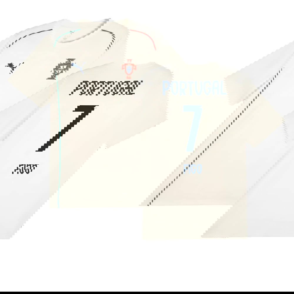 2025-2026 Portugal Casuals Tee (Sugared Almond) (Figo 7)