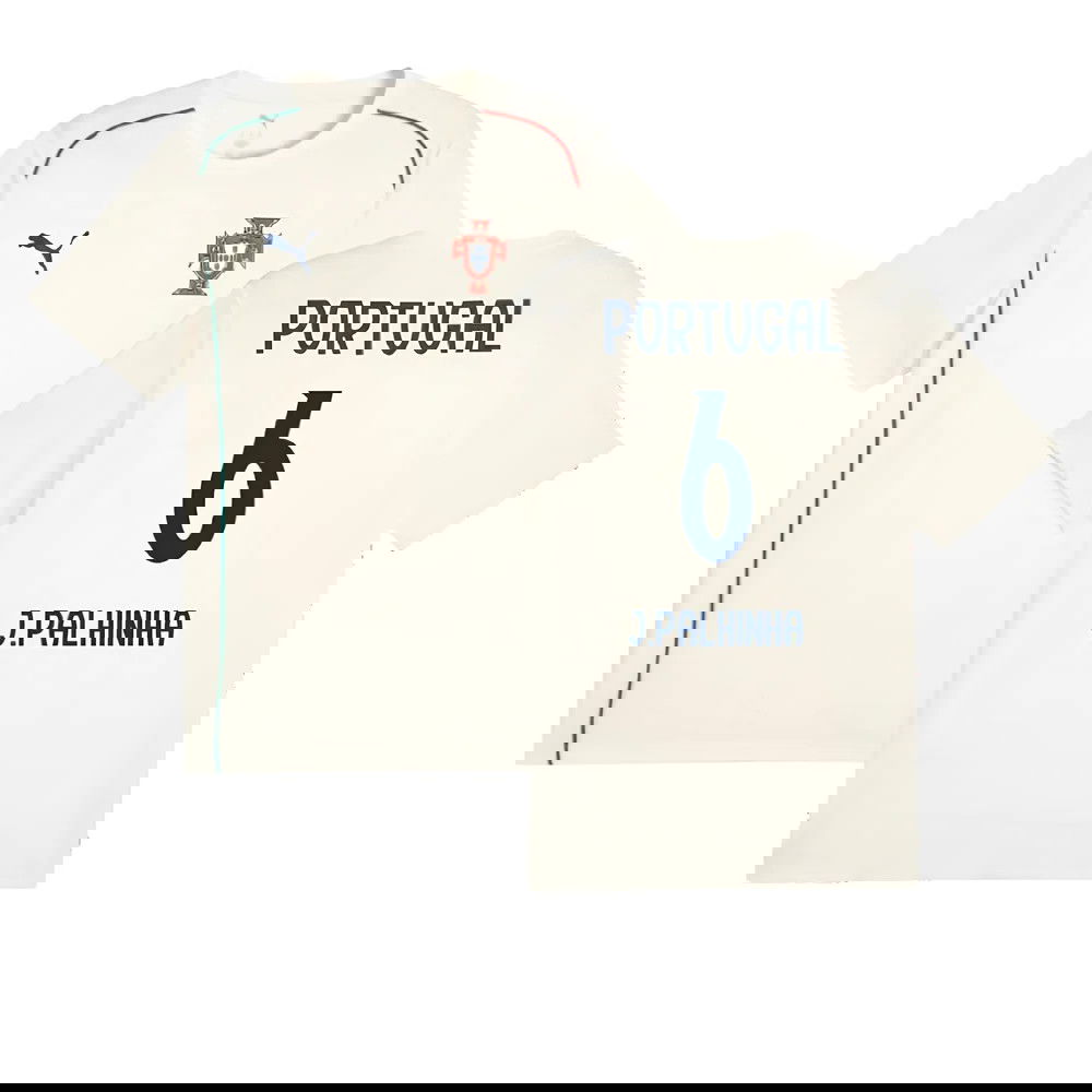 2025-2026 Portugal Casuals Tee (Sugared Almond) (J.Palhinha 6)