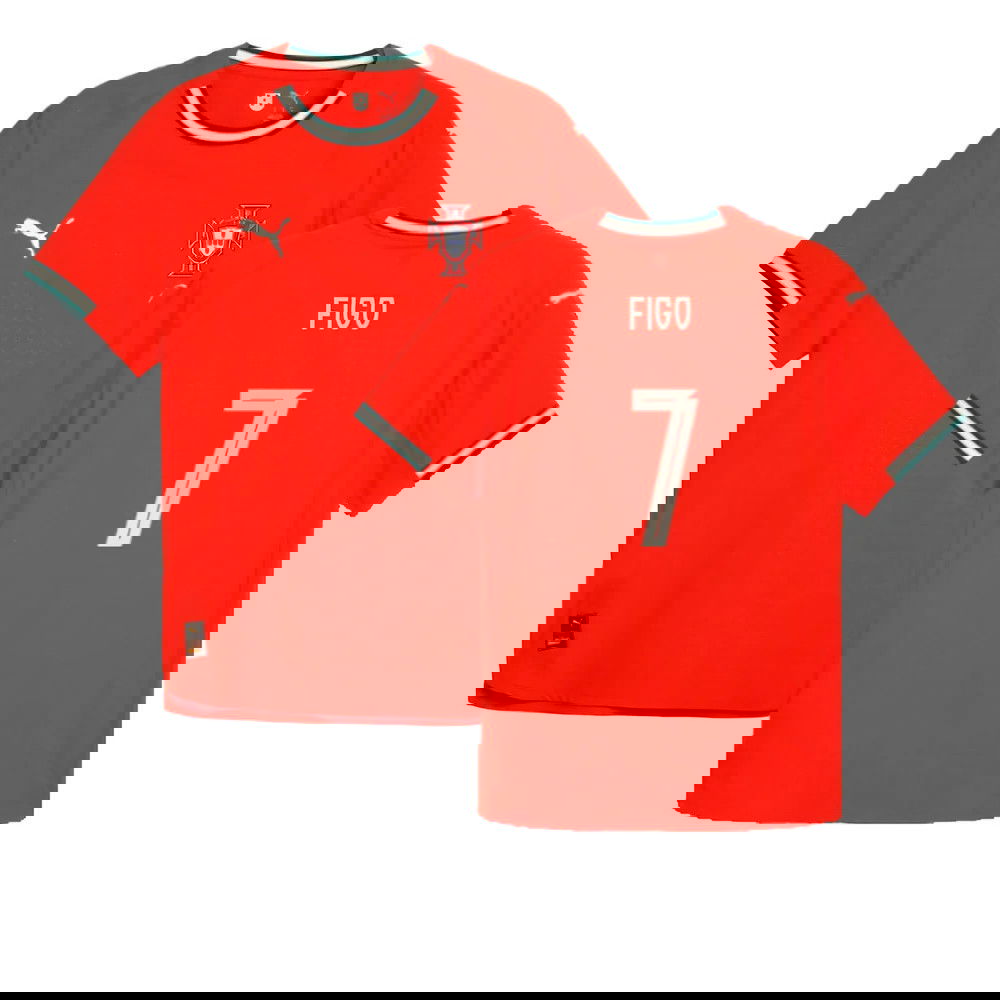 2025-2026 Portugal Home Authentic Jersey (Figo 7)