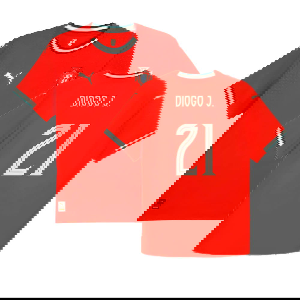 2025-2026 Portugal Home Shirt (Diogo J. 21)