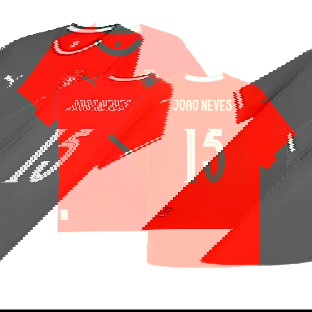 2025-2026 Portugal Home Shirt (Joao Neves 15)