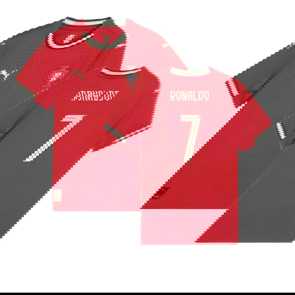 2025-2026 Portugal Home Shirt (Kids) (Ronaldo 7)