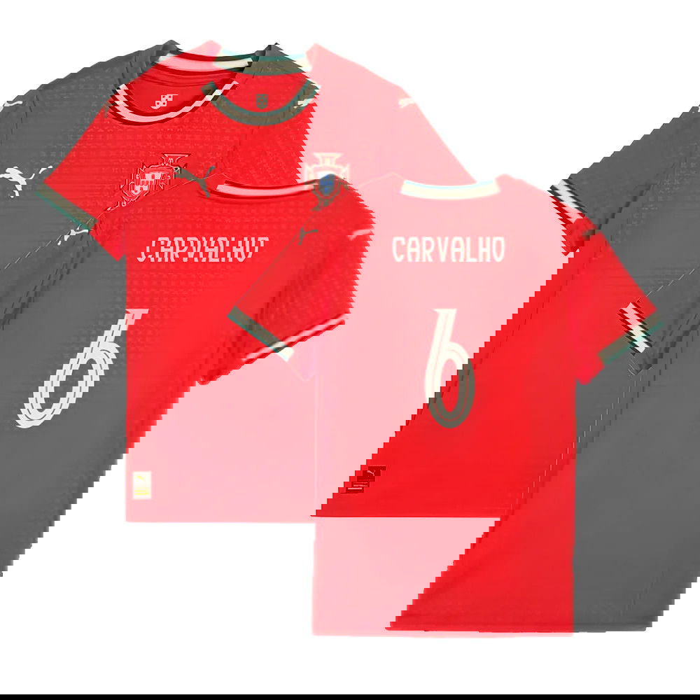 2025-2026 Portugal Home Shirt (Ladies) (Carvalho 6)