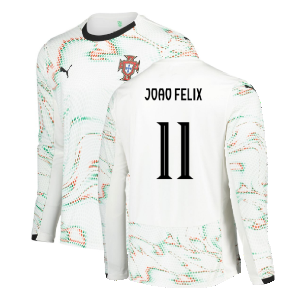 2025-2026 Portugal Long Sleeve Away Shirt (Joao Felix 11)