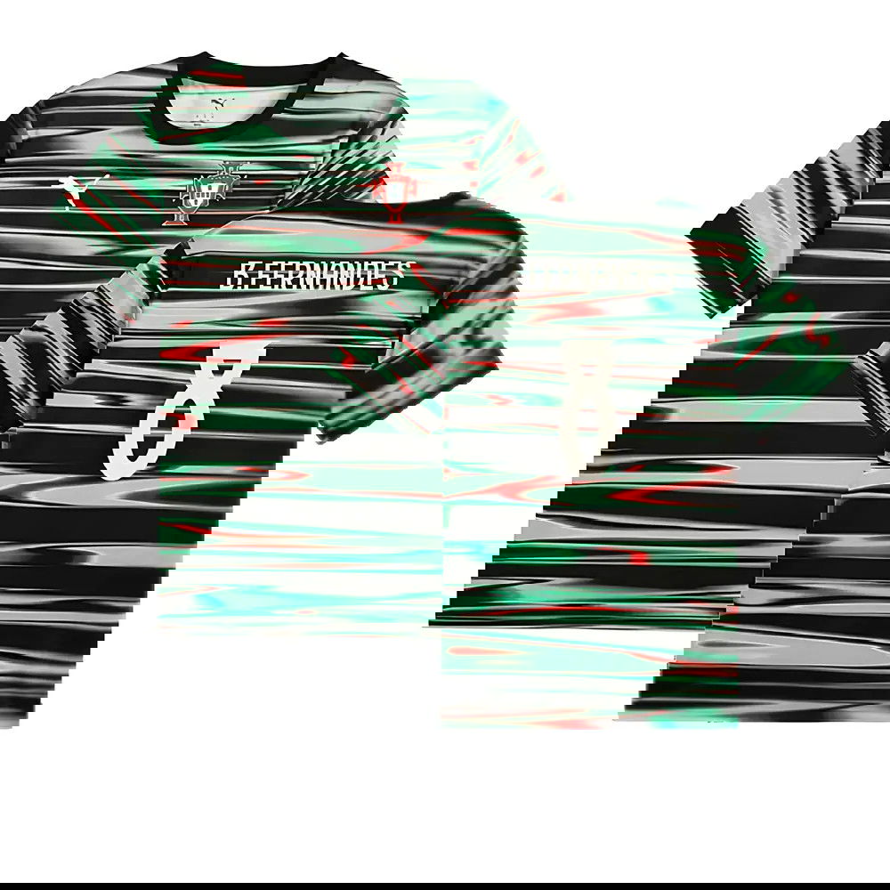 2025-2026 Portugal Prematch SS Jersey (Black) (B.Fernandes 8)