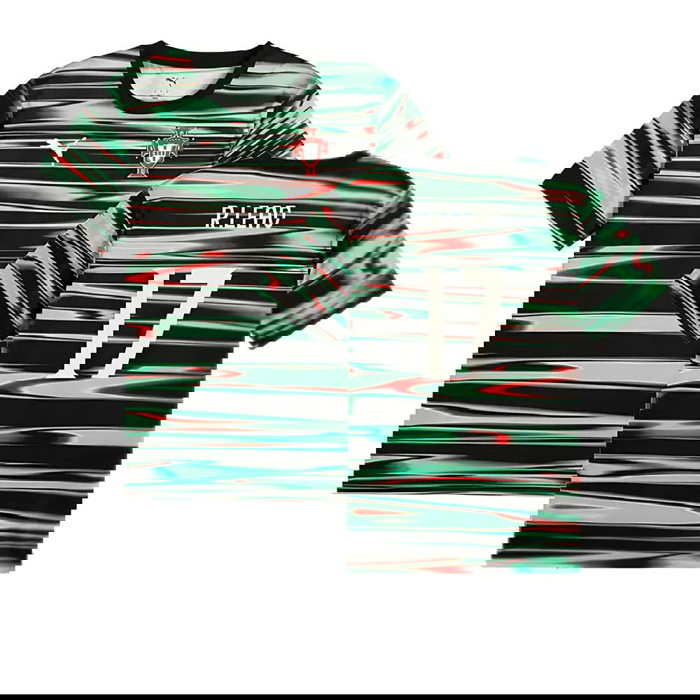 2025-2026 Portugal Prematch SS Jersey (Black) (R.Leao 17)
