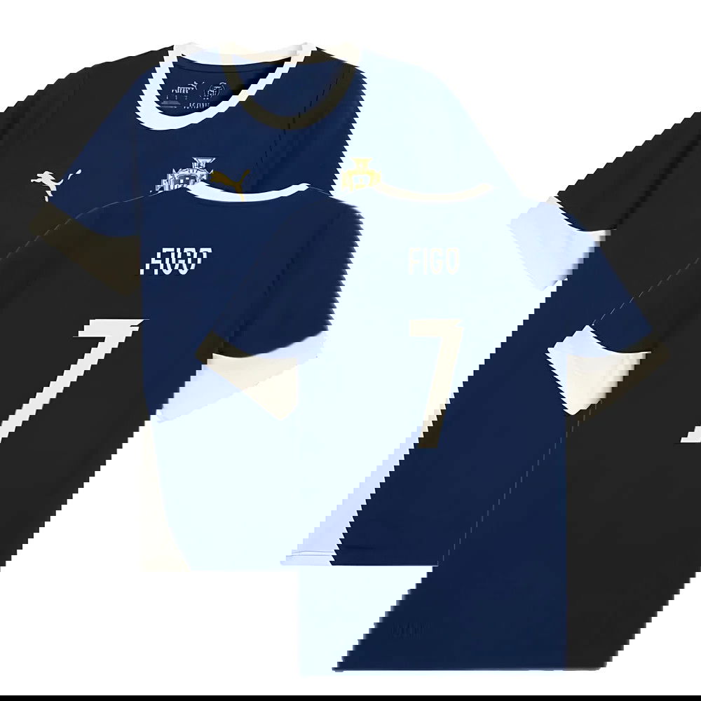 2025-2026 Portugal Training Jersey (Persian Blue) (Figo 7)