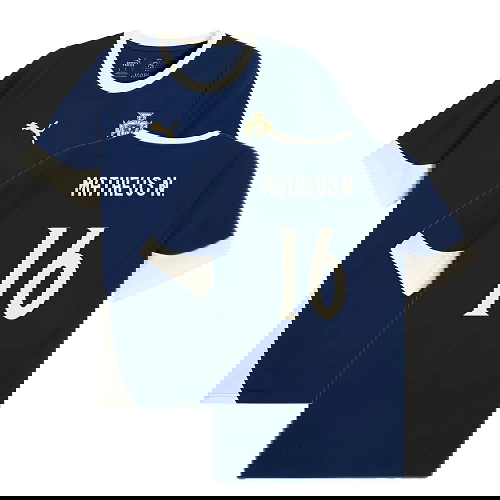 2025-2026 Portugal Training Jersey (Persian Blue) (Matheus N. 16)