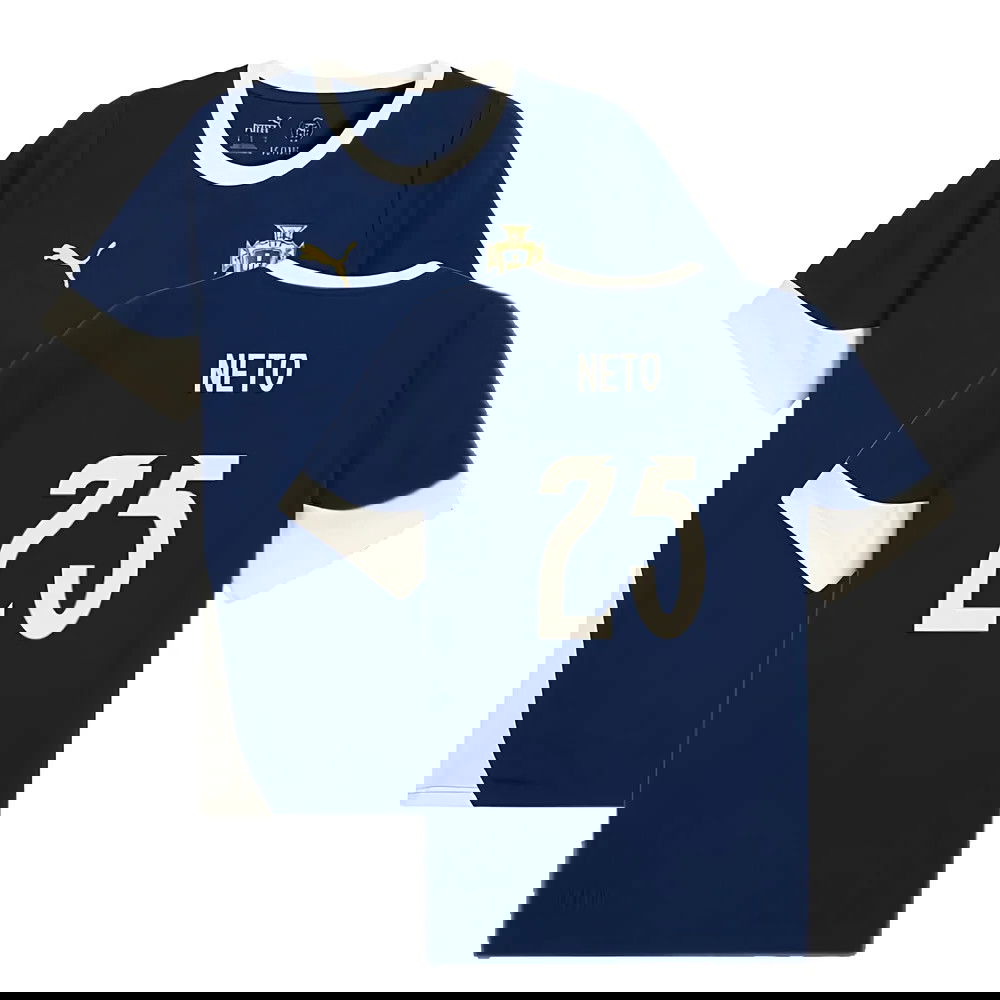 2025-2026 Portugal Training Jersey (Persian Blue) (Neto 25)