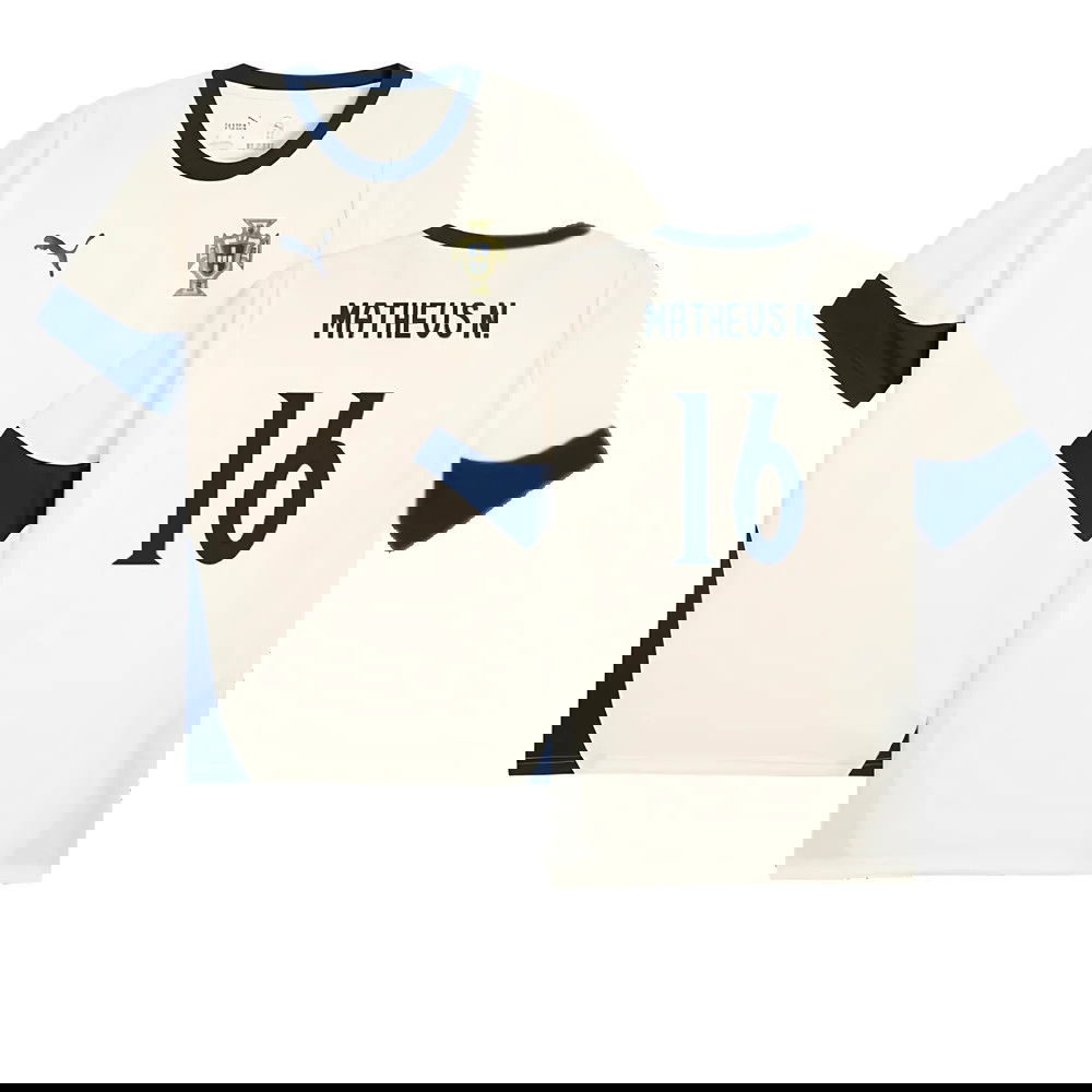 2025-2026 Portugal Training Jersey (Sugared Almond) (Matheus N. 16)