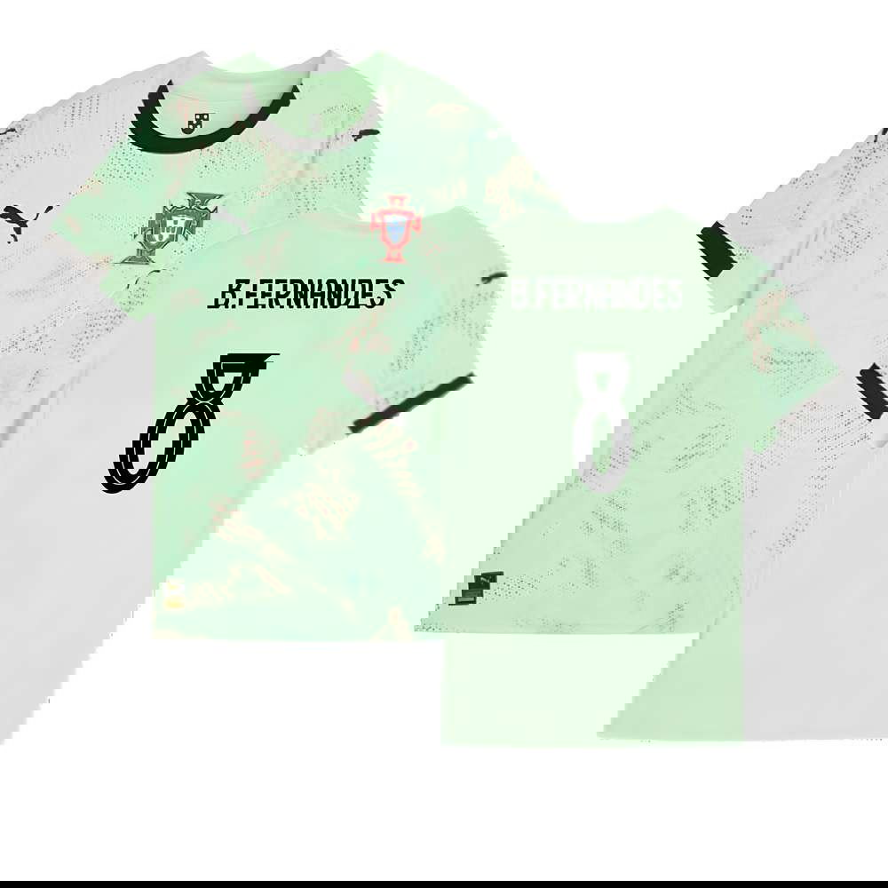 2025-2026 Portugal Womens Team Away Shirt (Ladies) (B.Fernandes 8)