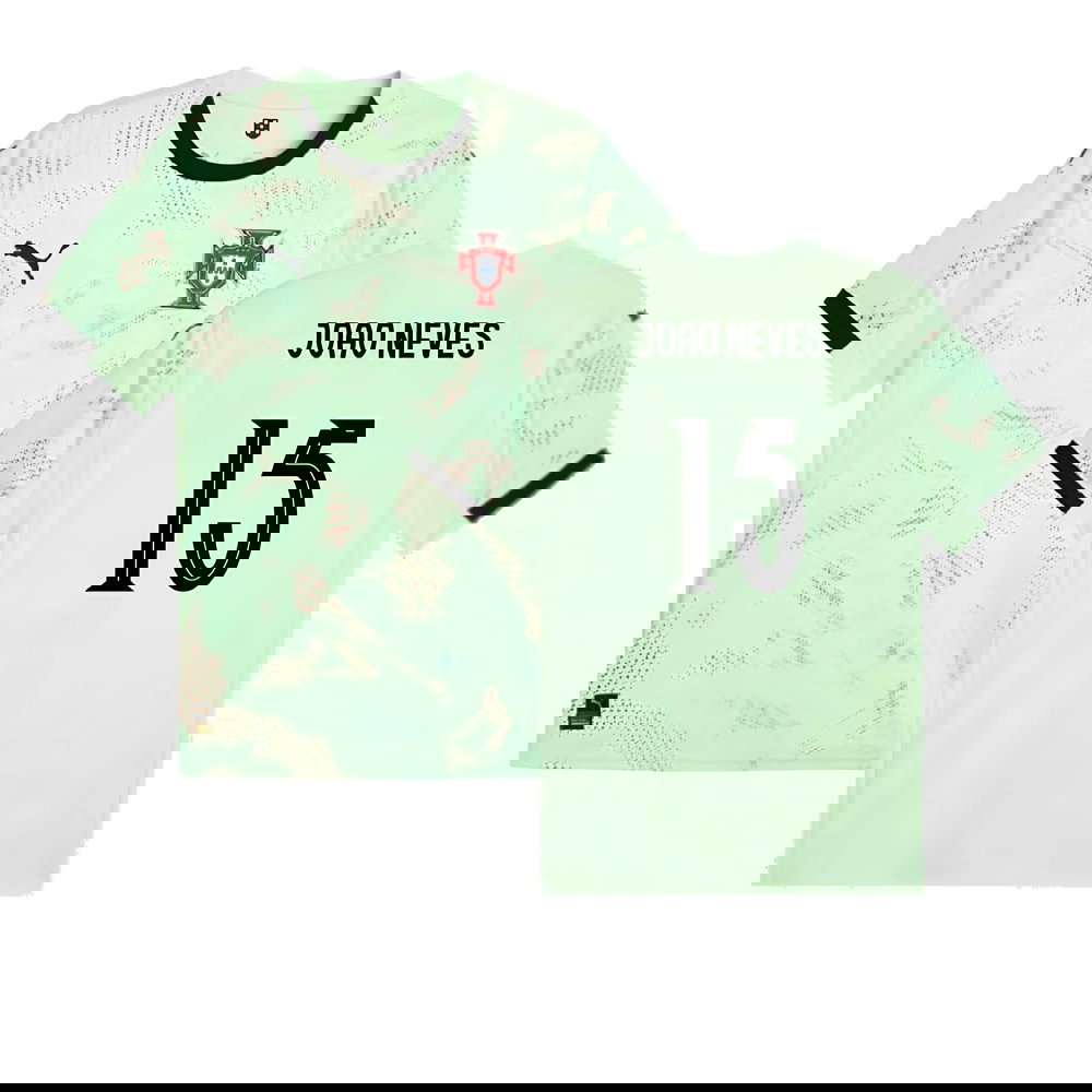 2025-2026 Portugal Womens Team Away Shirt (Unisex) (Joao Neves 15)